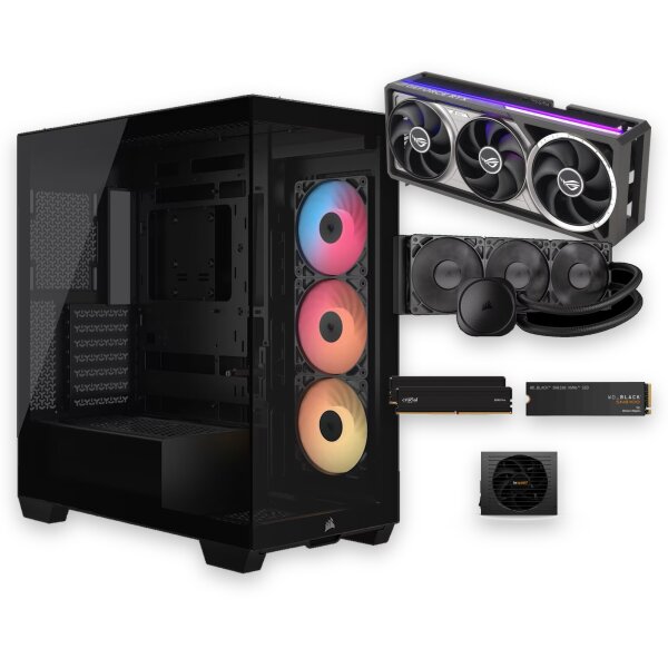 High-End Gaming-PC | Intel Core Ultra 9 285K · ASUS ROG Astral RTX 5080 OC Edition 16 GB · 128 GB DDR5 · 4 TB SSD · Windows 11 Pro